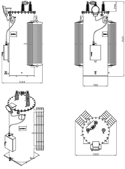 single phase step voltage regulator