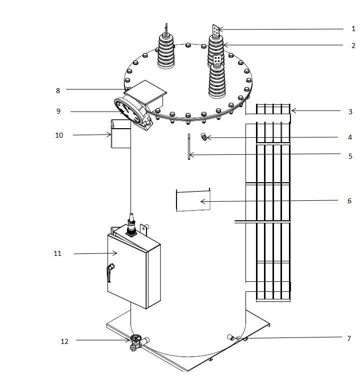 Structure of 32 step voltage regulator