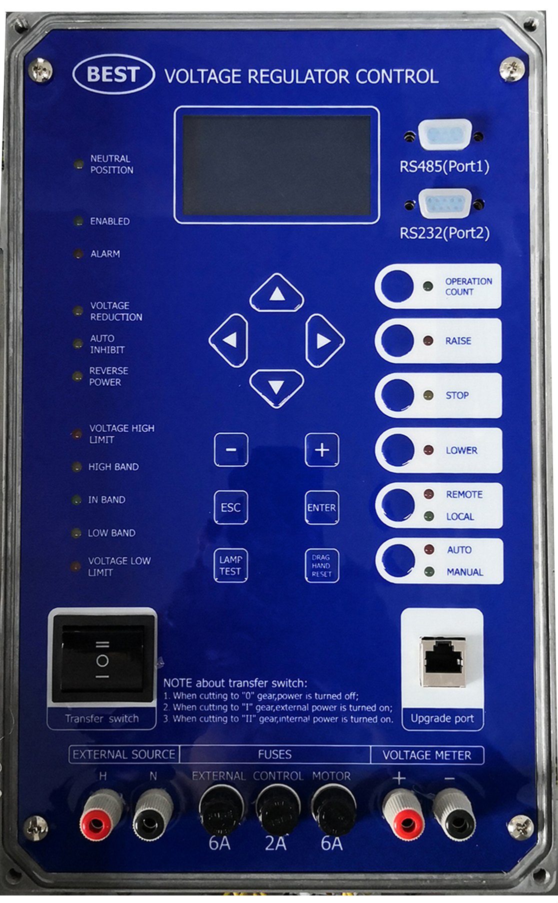 distribution 32 step voltage regulator control