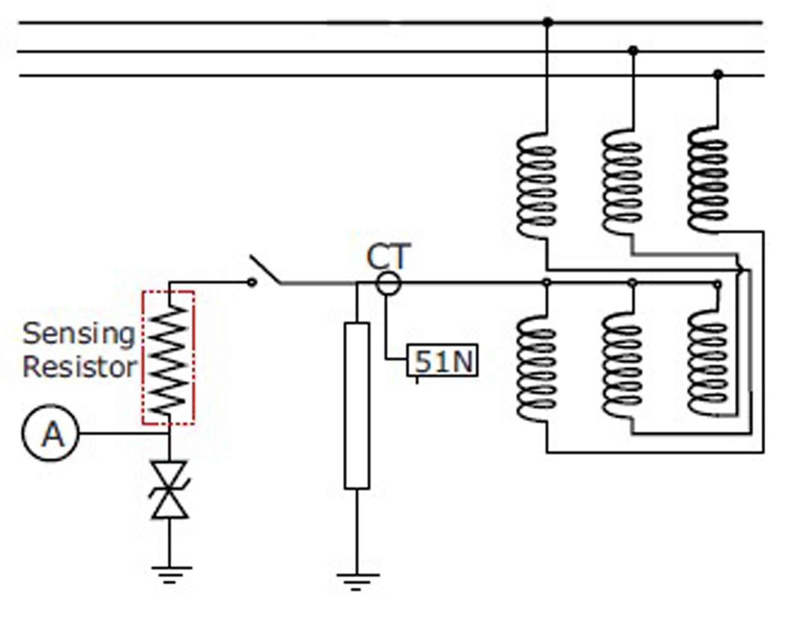 SENSING RESISTORS (RESISTIVE VOLTAGE DIVIDERS)  